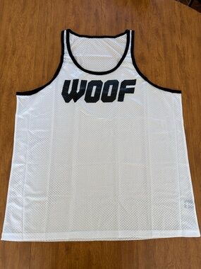 Gruff Pup Woof Mesh Tank Top XXL